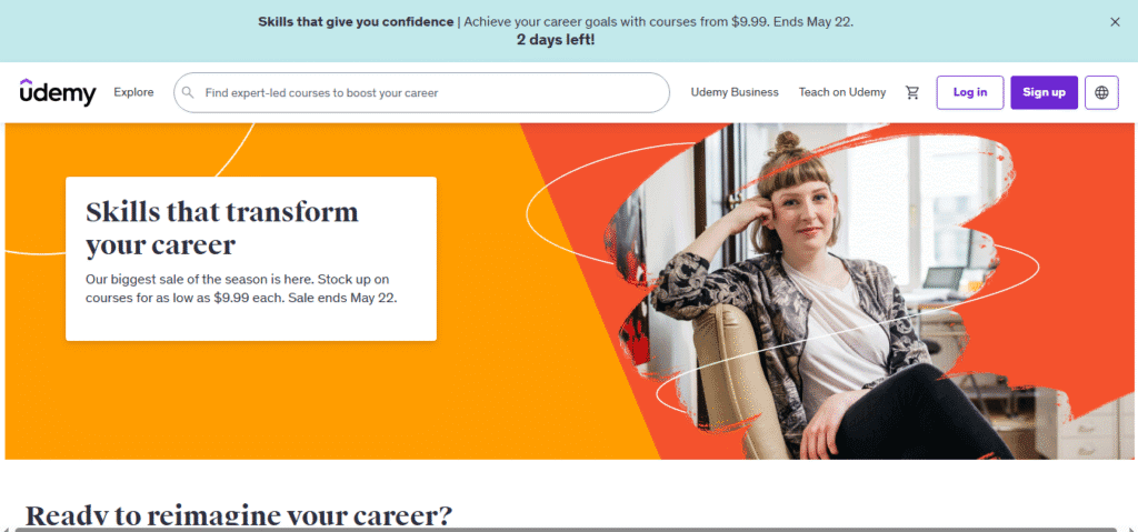 Udemy online course