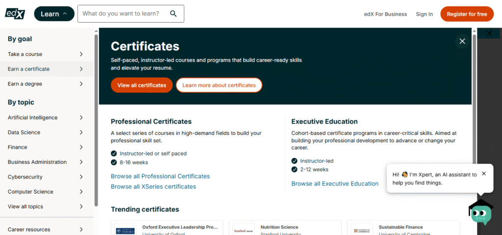 edX online course