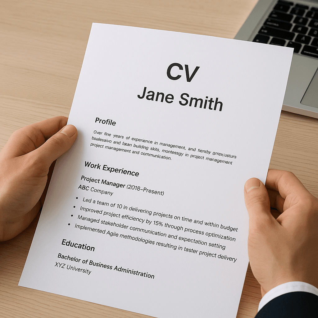 Showcasing Work Experience